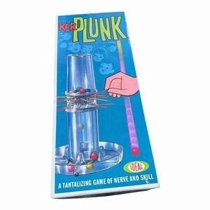 Vintage 1967 KerPlunk Game by Ideal Made In USA Original Box